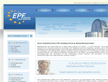 Tablet Screenshot of ep-fed.org